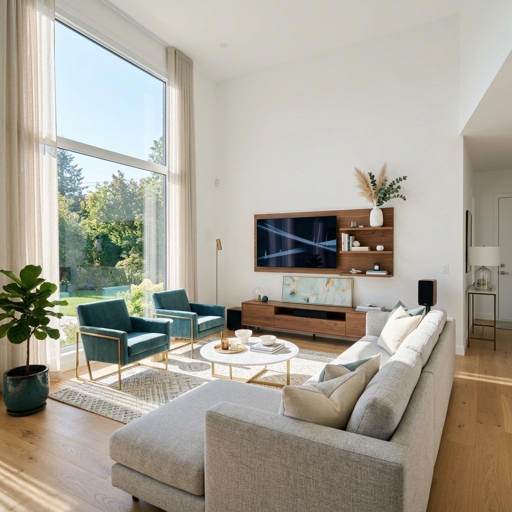 A sparkling clean, premium modern home